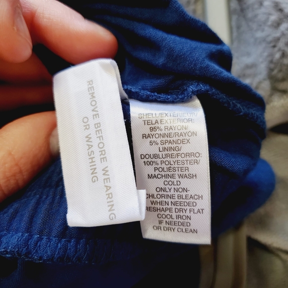 Ann Taylor Wide Leg Beach Jersey Vacation Boho Jumpsuit M - Picture 4 of 9